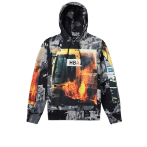 OVERPRINTED BULLDOZER HOODIE