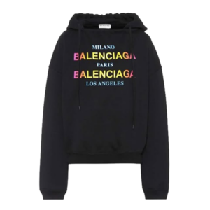 balenciaga logo hoodie